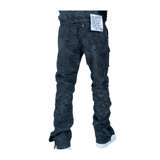 FROST ORIGINALS Monico Stacked Pants (BLACK)
