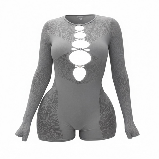 The Silver Siren Cutout Romper